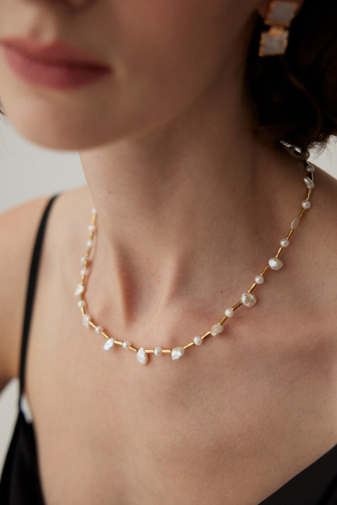 Natural Baroque Pearls Necklace