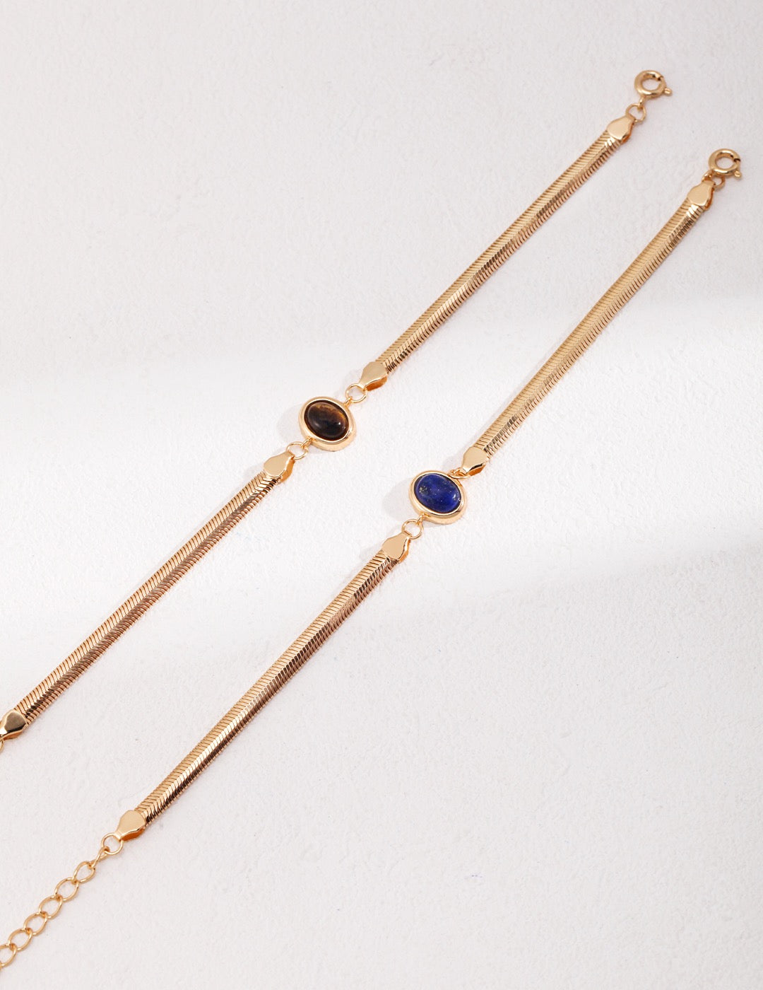 Natural Lapis Lazuli/Tiger Eye Temperament Bracelet