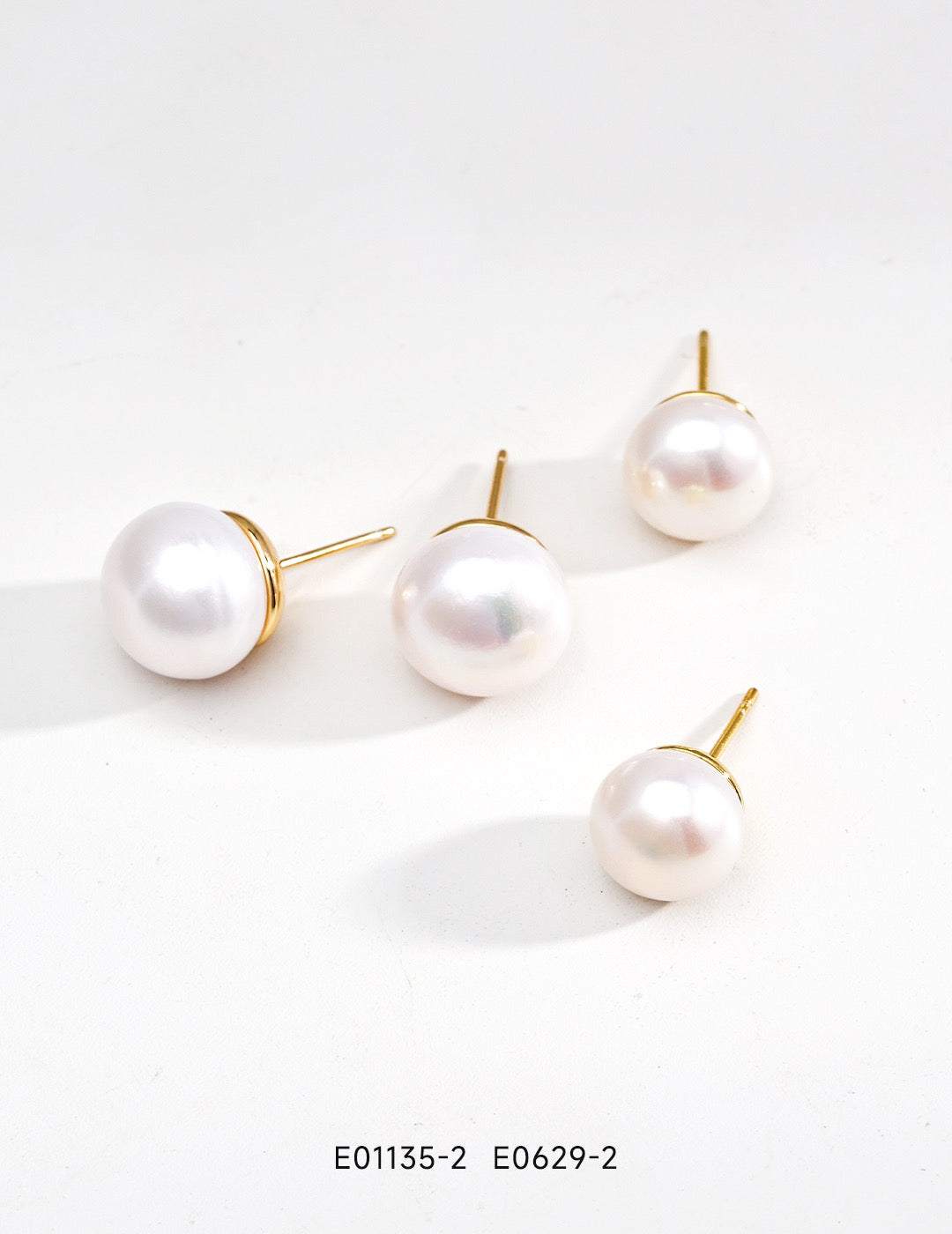 Minimalist Sterling Silver Pearl Earrings