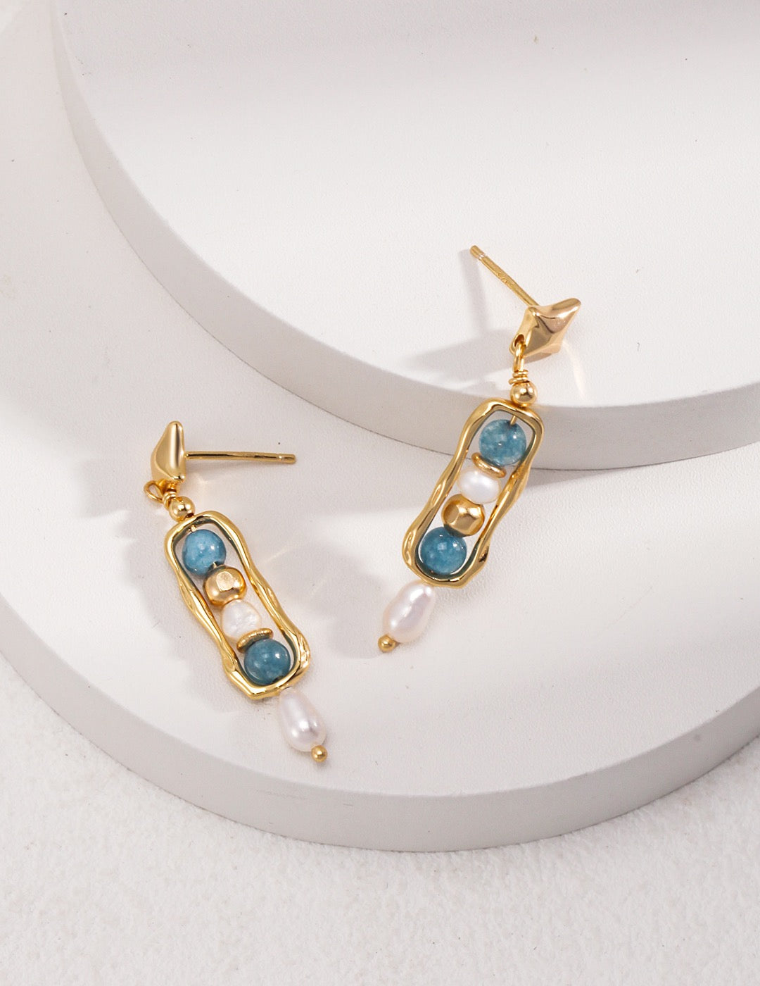 Tianhe Stone Fantasy Star Earrings