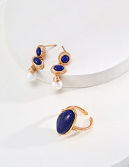 Sterling Silver Vintage Lapis Lazuli Ring