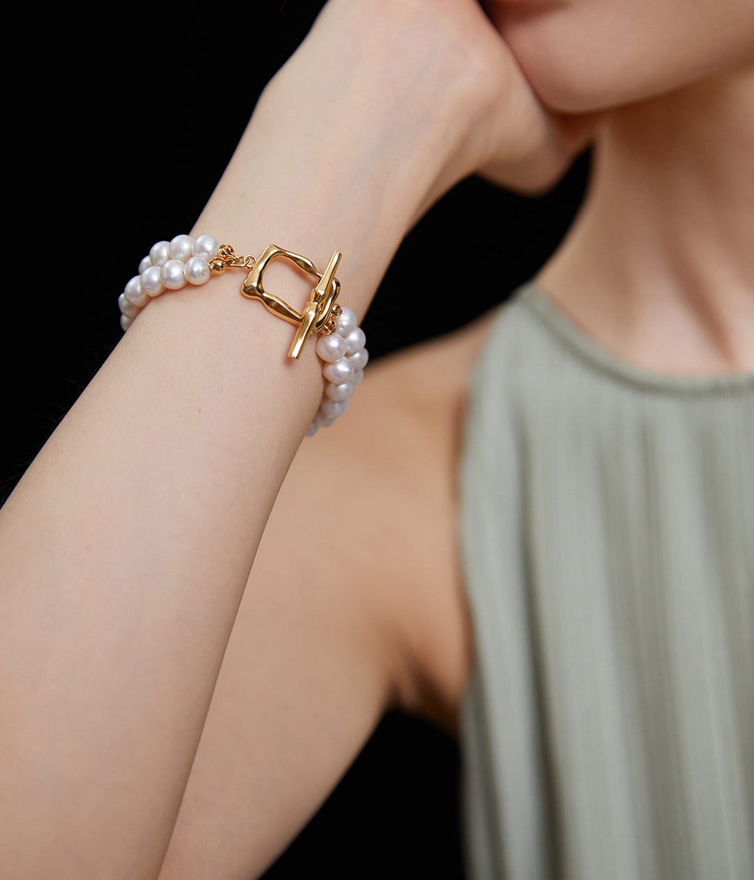 Pearl Double-layered Bracelet