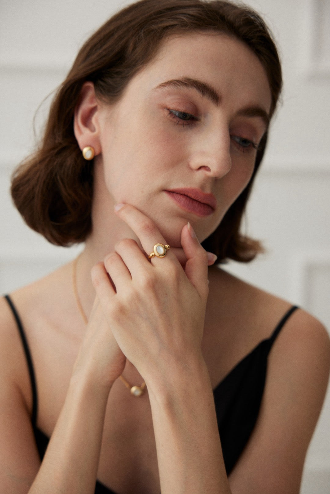 Sterling Silver Mother Shell Ring