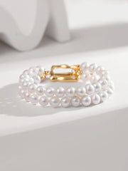 Pearl Double-layered Bracelet