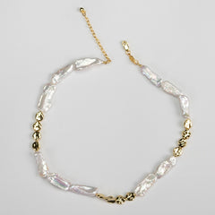 Light Luxury Niche Natural Baroque Pearl Necklace