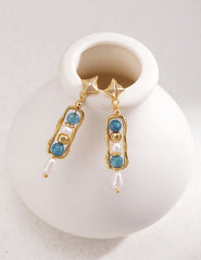 Tianhe Stone Fantasy Star Earrings