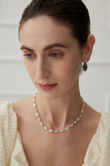 Moonlight Baroque Natural Baroque Pearl Necklace