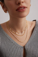 Sterling Silver Fine Bead Lace Chain Necklace