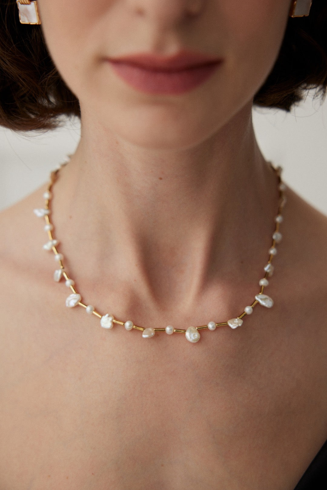 Natural Baroque Pearls Necklace