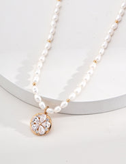 Sterling Silver Light Pearl Necklace
