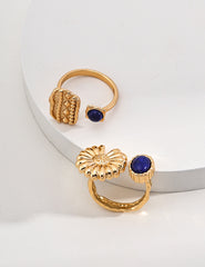 Sterling Silver Lapis Lazuli Vintage Ring